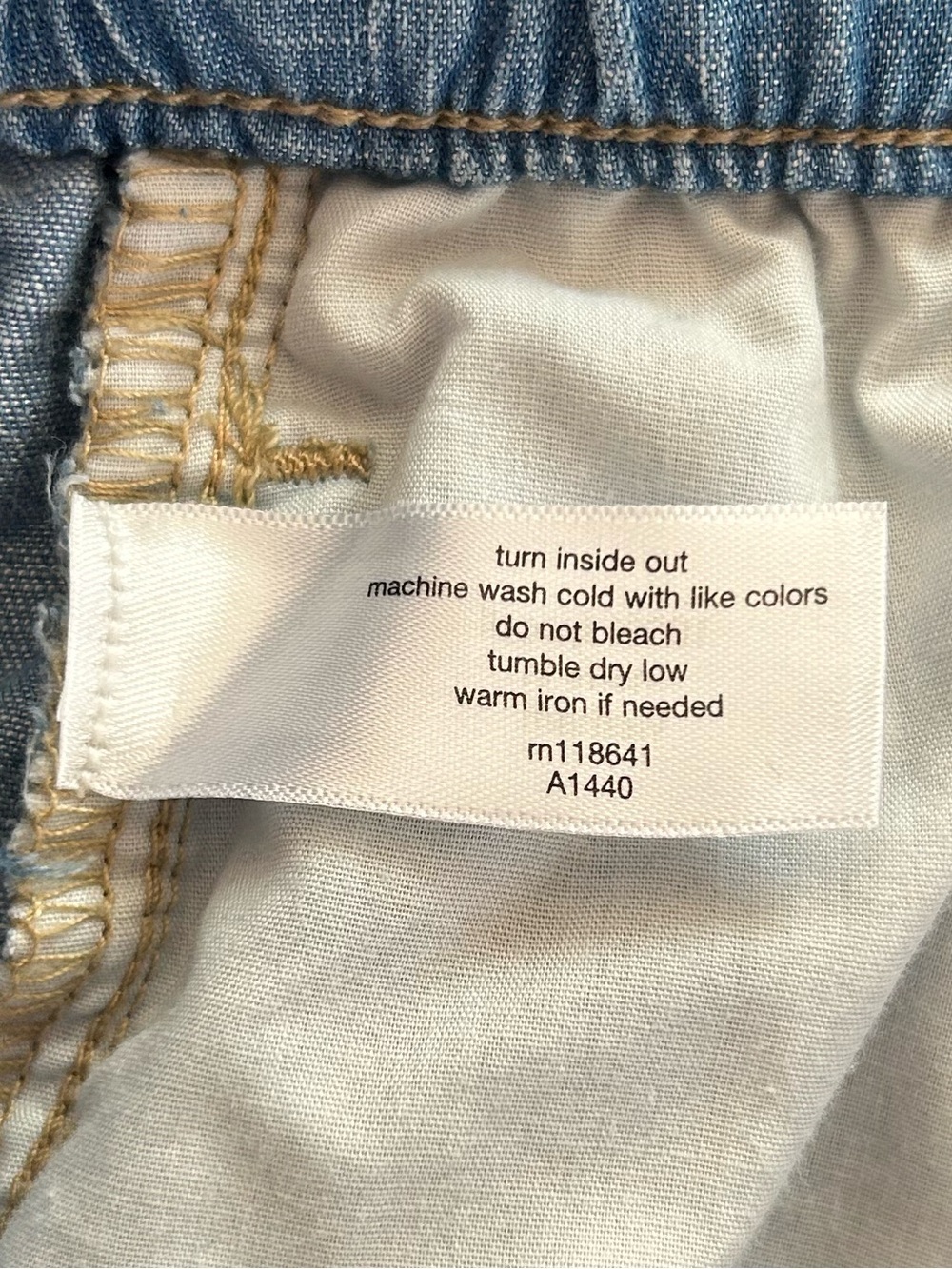 Lane Bryant | Women’s Chambray Blue High Rise Pull On Drawstring Jogger Pants 14 - Picture 14 of 16